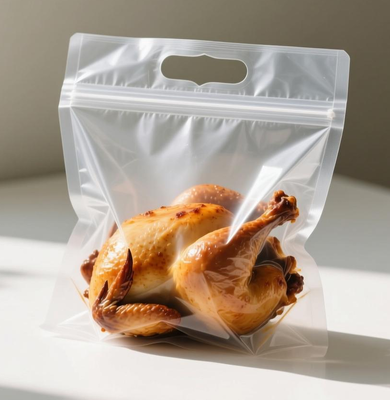 Frost Resistant Roast Chicken Plastic Bag For Freshness Protection BRCGS Certified