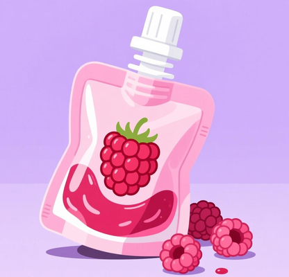 Customizable 2 3 4 Layer Baby Juice Spouted Pouch 50-200micron Thickness OEM Color