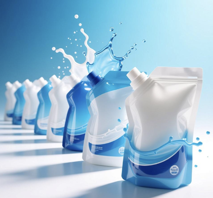 Custom Printing Laundry Detergent Packaging Pouch With Oxygen Barrier Light Barrier