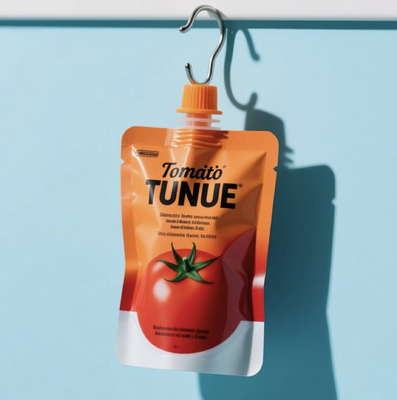 Leak Barrier Sauce Pouch Packaging Laminated Structure For Protection OEM Size