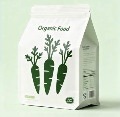 Self Standing Eight Side Sealed Pouch With Resealable Zipper Customizable Size