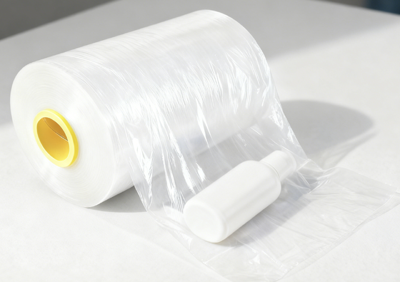 Transparent Color POF Polyolefin Shrink Film Roll Biodegradable Eco Friendly Packaging