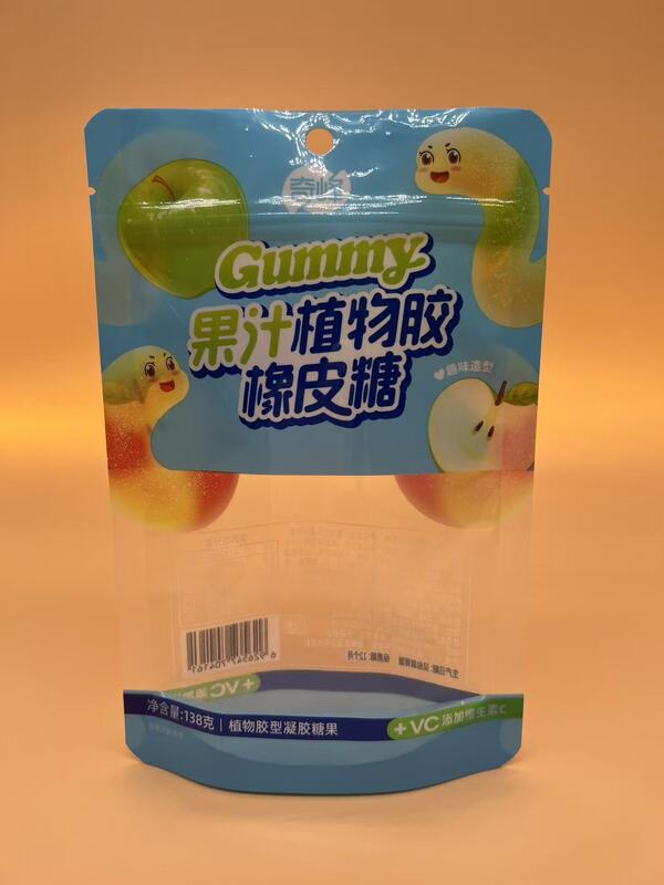 Customizable Shapes Stand Up Pouch With Resealable Zippers And Gravure Printing