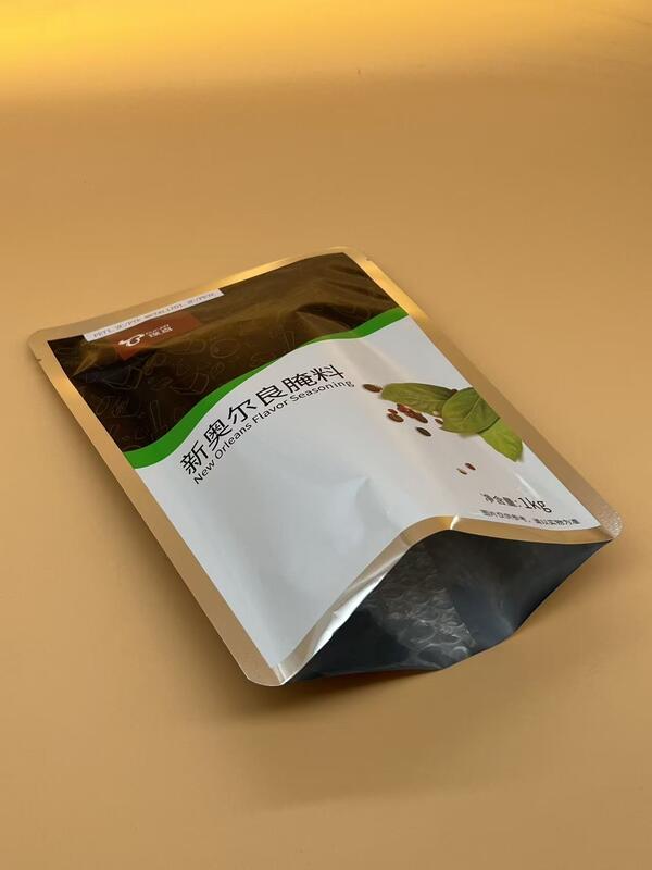 High Barrier Packaging Standing Pouch Spill Proof Design With PET PET Metalized PE Lamination