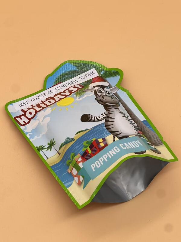 Easy Open Resealable Custom Printed Stand Up Pouch Resistance Grease Oil Resistance