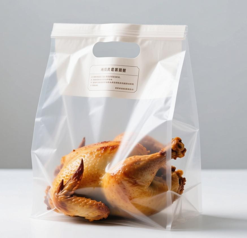 Multi Layer Roast Chicken Packaging Bag Custom Thickness BRCGS Certified