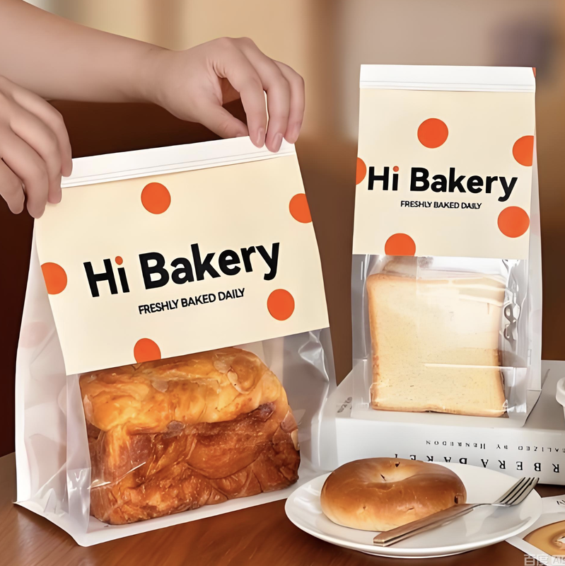 Custom Film Structures 8 Side Seal Pouch 50-200 Microns Seal Packaging Pouch