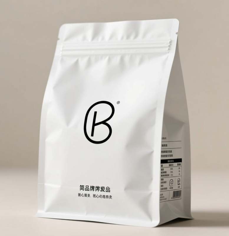 Puncture Resistant 8 Side Seal Stand Up Pouches With Zipper Customizable Printing