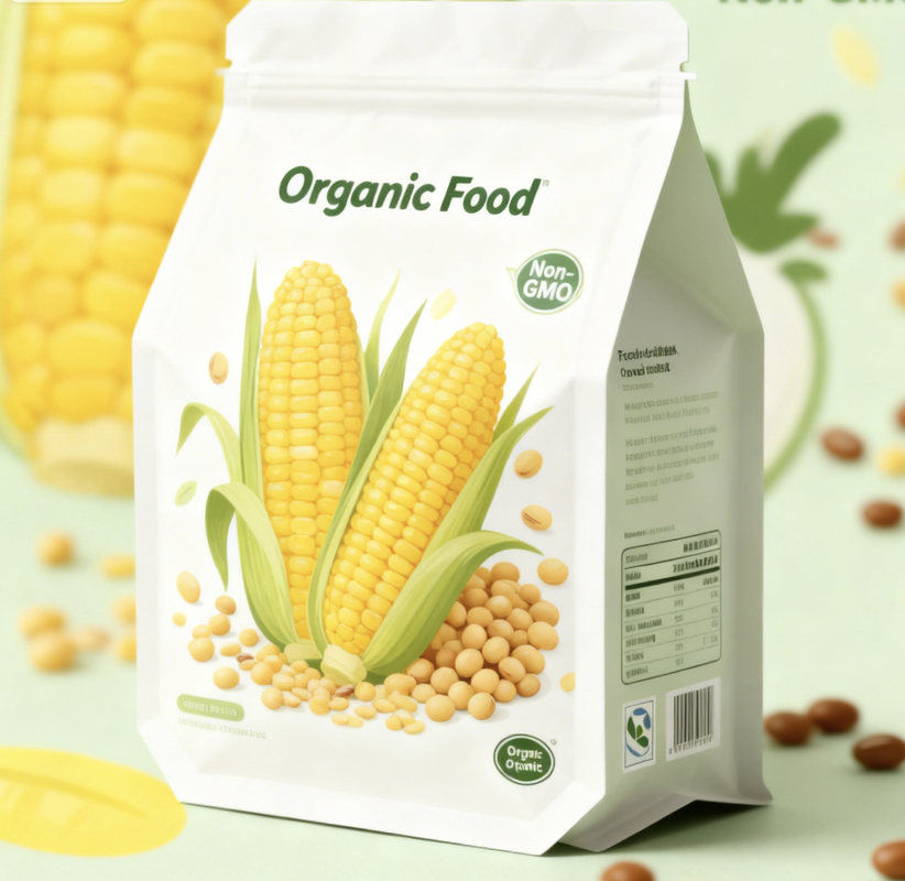 Temperature Resistant 8 Side Seal Pouch With Multi Layer Laminate 50micron-200micron Thick