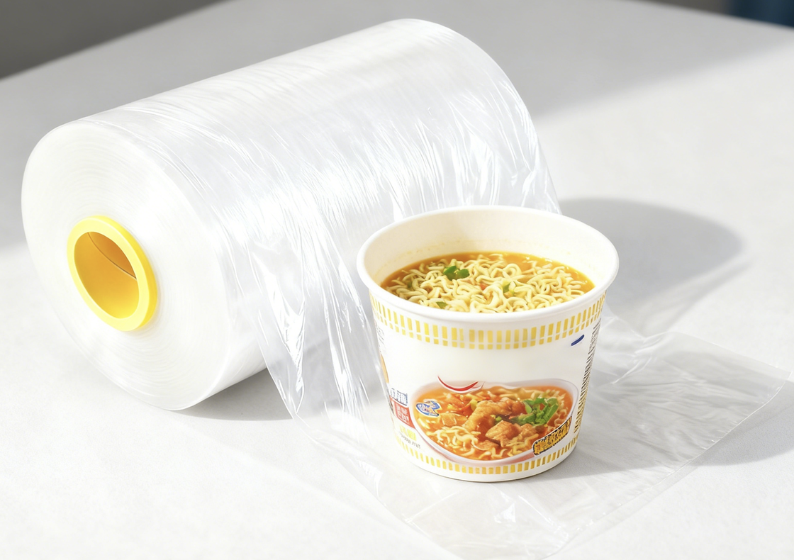 Transparent Color Sustainable Packaging Film POF Shrink Film Roll For Packaging