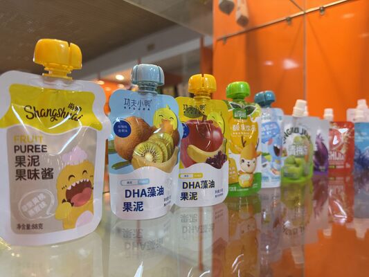 Puncture Resistant Spout Pouch Bag With Multi Layer Laminated High Barrier Film