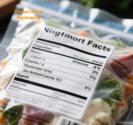 Customizable Multi-Layer Frozen Food Packaging Pouch with Light Barrier and High-Definition Printing