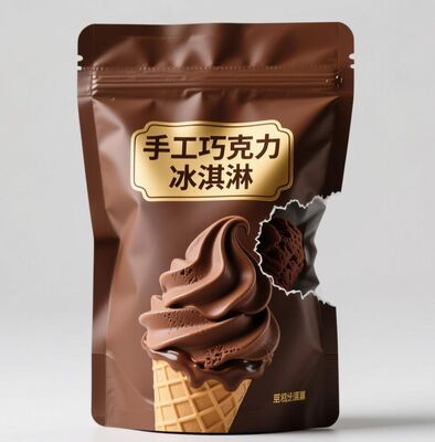 Custom Printing Ice Cream Packaging Bags Multi Layer Anti Fog Easy Open