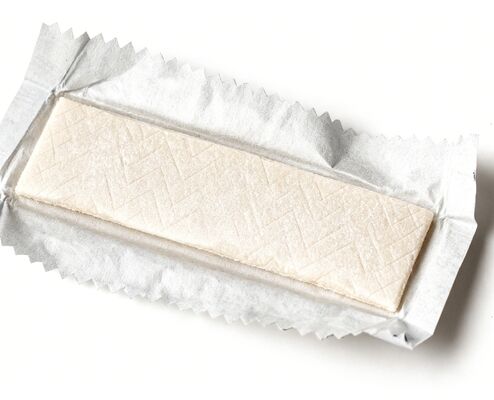 Frost Resistant Chewing Gum Packaging Paper Moisture Barrier Custom Size