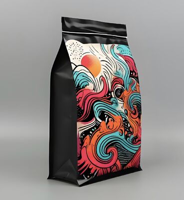 Custom Film Structures 8 Side Sealed Pouch With Ultra High Barrier Flat Bottom