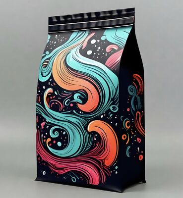 Custom Gravure Printing 8 Side Seal Pouch With Corrosion Proof Sealing Food Grade